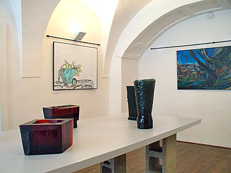 2006 – „Anna Polanská – sklo,
Tomáš Plesl – obrazy“,
Galerie Josefa Sudka, Na Úvoze, Praha